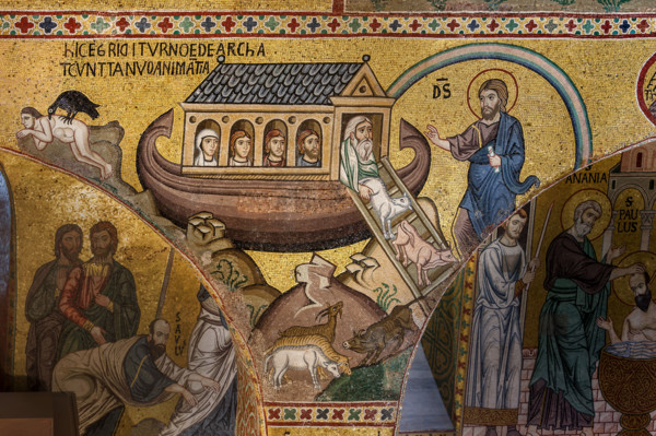 Palermo, Palazzo Reale o Palazzo dei Normanni,  Cappella Palatina (Basilica), ciclo di mosaici