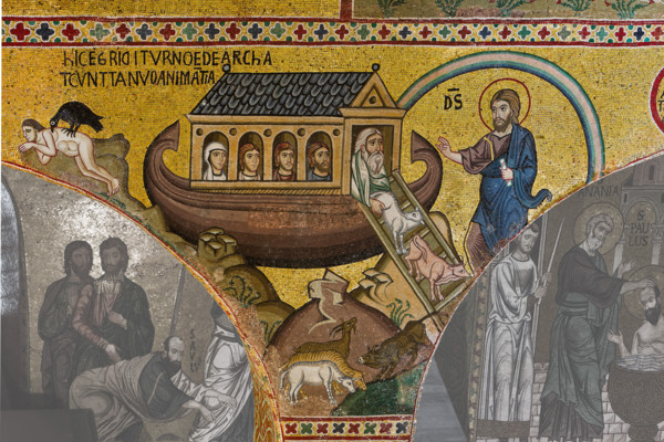 Palermo, Palazzo Reale o Palazzo dei Normanni,  Cappella Palatina (Basilica), ciclo di mosaici