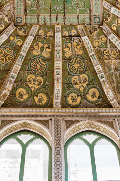 Palermo, Palazzo Reale o Palazzo dei Normanni, Torre Joharia, Sala dei Venti: cuspide lignea con al