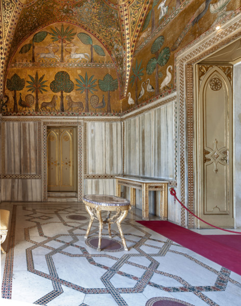 Palermo, The Royal Palace or Palazzo dei Normanni (Palace of the Normans), Pisana Tower, the King