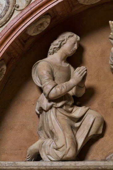 Modena, Duomo, interno, navata destra: monumento funerario dedicato a Francesco Molza; di