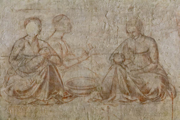 Pisa, Museo delle sinopie:
“Storie di Esaù e Giacobbe”, sinopia di Benozzo Gozzoli, preparatoria