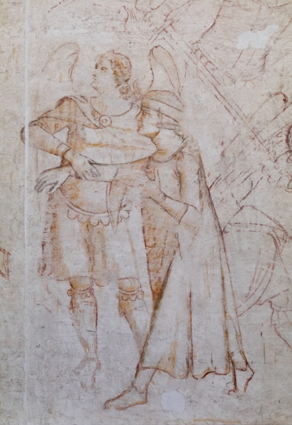 Pisa, Museo delle sinopie:
“Giudizio Universale”.  Sinopia preparatoria degli affreschi di