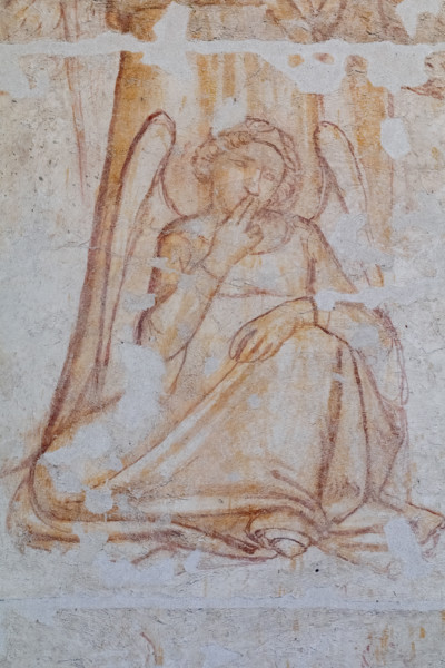 Pisa, Museo delle sinopie:
“Giudizio Universale”.  Sinopia preparatoria degli affreschi di