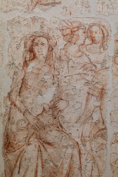 Pisa, Museo delle sinopie: ”Trionfo della Morte”, sinopia preparatoria agli affreschi di Buonamico