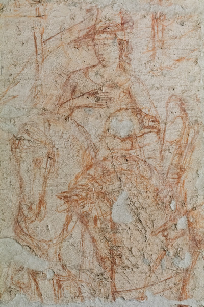 Pisa, Museo delle sinopie: ”Trionfo della Morte”, sinopia preparatoria agli affreschi di Buonamico