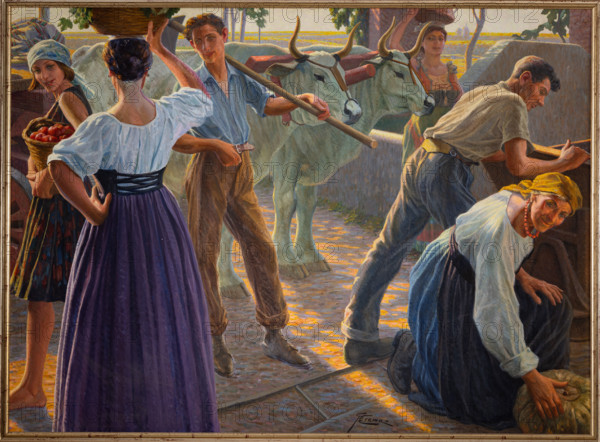 Collezione Assicoop Unipol, inv. n°  880: 
Giovanni Battista Crema (1883-1964); “Vita nella