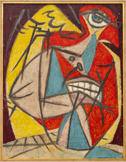 Collezione Assicoop Unipol, inv. n° 884: 
Enrico Prampolini (1894-1956); “Cassandra 1945”, olio su