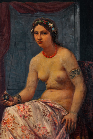 Collezione Assicoop Unipol, inv. n° 888: 
Achille Funi (1890-1972); “La Maga Circe” ; olio su