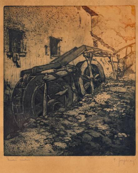 Collezione Assicoop Unipol, inv. n°  894: 
Giovanni Forghieri (1898-1944); “Vecchio mulino”;