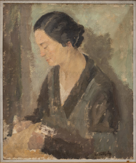 Collezione Assicoop Unipol, inv. n° 897: 
Galileo Cattabriga (1901-1969);  “Ritratto della