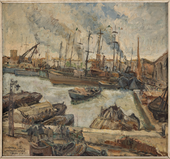 Collezione Assicoop Unipol, inv. n°  904: 
Casimiro Jodi (1886-1948); “Arsenale di Venezia”, olio