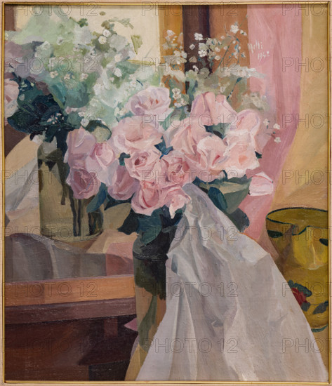Collezione Assicoop Unipol, inv. n°  911: 
Roberto Melli (1855-1958); “Mazzo nuziale”, olio su