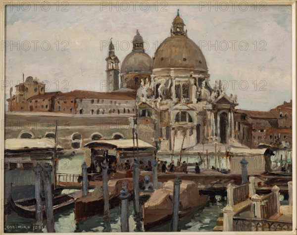 Collezione Assicoop Unipol, inv. n° 912: 
Casimiro Jodi (1886-1948); “Veduta di Venezia”, olio su
