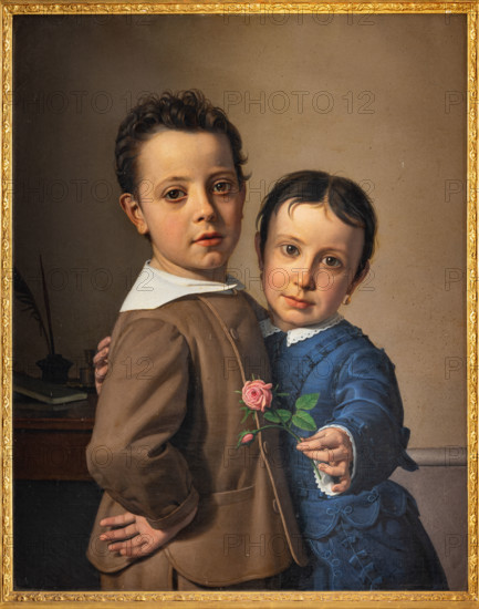 Collezione Assicoop Unipol, inv. n° 973: 
Giovanni Pagliarini (1808 - 1878); “Ritratto di fratello