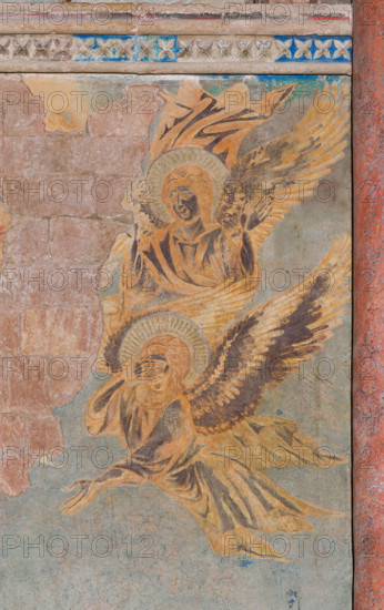 Assisi, Basilica superiore di San Francesco, transetto meridionale, parete est, Crocifissione: