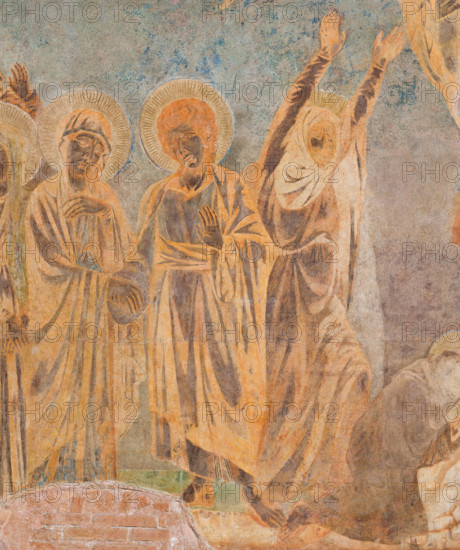 Assisi, Basilica superiore di San Francesco, transetto meridionale, parete est, Crocifissione: