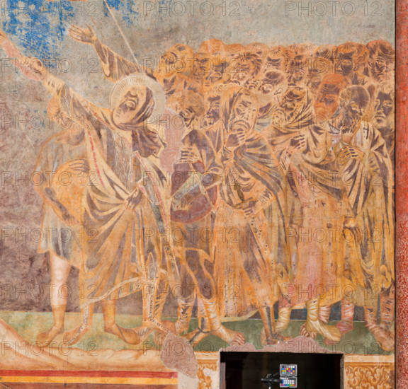 Assisi, Basilica superiore di San Francesco, transetto meridionale, parete est, Crocifissione: