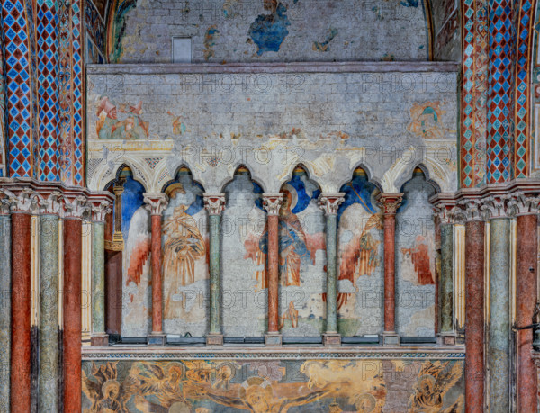 Assisi, Basilica superiore di San Francesco, transetto meridionale, parete est, registro mediano: