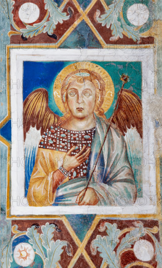 Assisi, Basilica superiore di San Francesco, transetto meridionale, parete meridionale, archivolto