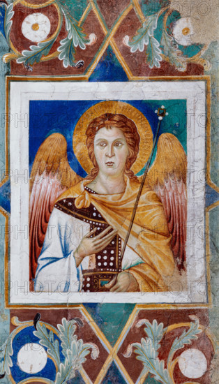 Assisi, Basilica superiore di San Francesco, transetto meridionale, parete meridionale, archivolto