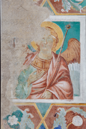 Assisi, Basilica superiore di San Francesco, transetto meridionale, parete meridionale, archivolto