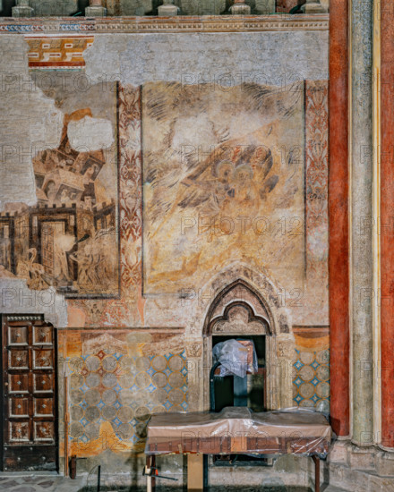 Assisi, Basilica superiore di San Francesco, transetto meridionale, parete ovest: “S. Giovanni e