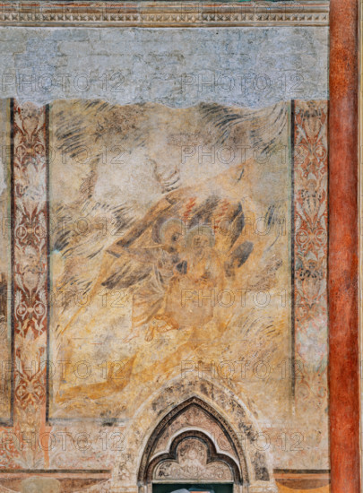 Assisi, Basilica superiore di San Francesco, transetto meridionale, parete ovest: “S. Giovanni e