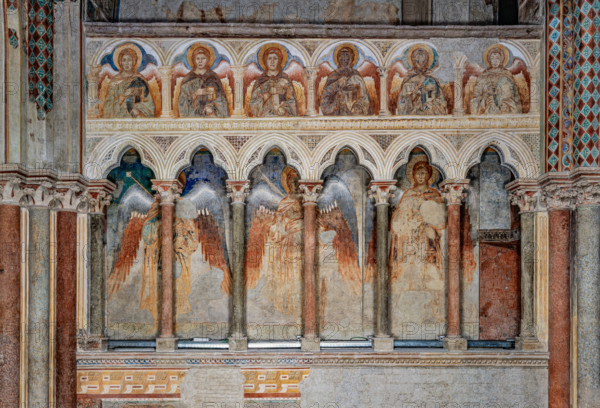 Assisi, Basilica superiore di San Francesco, transetto meridionale, parete ovest, registro mediano: