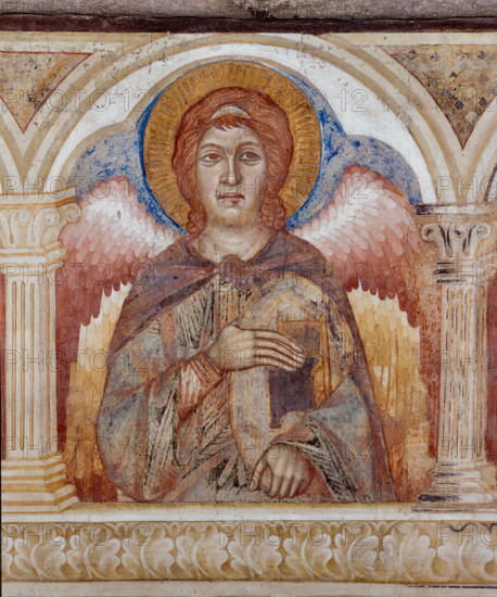 Assisi, Basilica superiore di San Francesco, transetto meridionale, parete ovest, registro mediano,