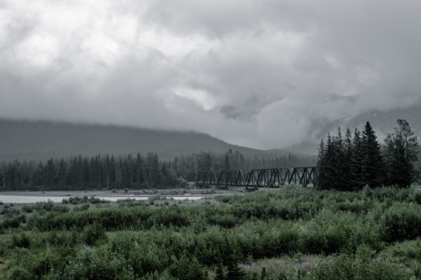 Pont près d'Homer, Alaska