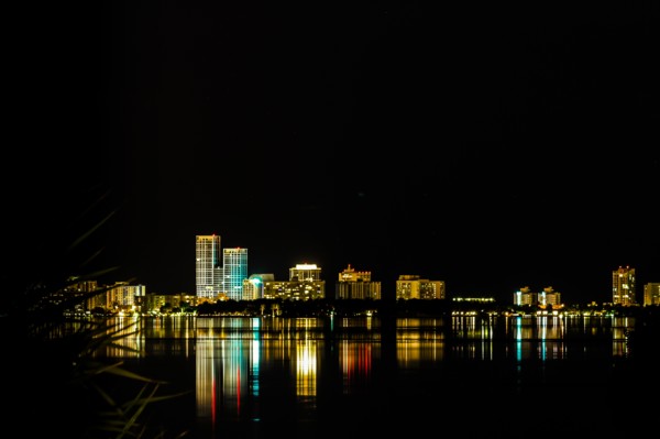 Miami beach vu depuis North Bay Shore Drive