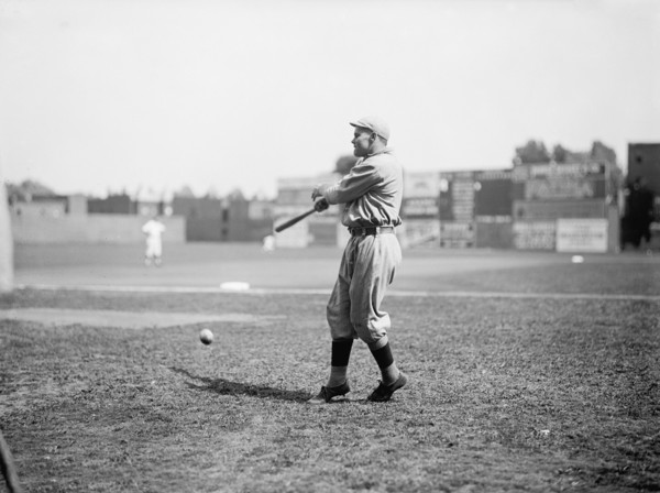 Dutch Leonard, Major League Baseball Player, Left-Handed Pitcher, Portrait, Boston Red Sox, Harris & Ewing, 1913