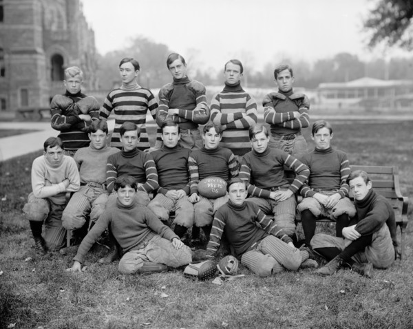 Georgetown University Football Team, Junior Preps, Portrait, Washington DC, USA, Harris & Ewing, 1906