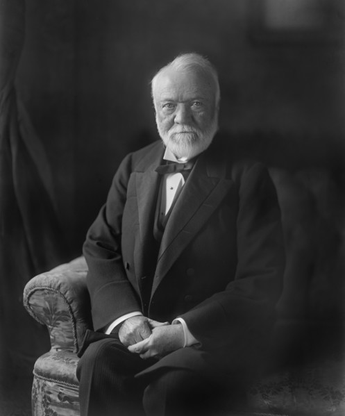 Andrew Carnegie, Portrait, Harris & Ewing, 1910