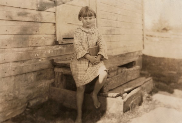 Rural Girl's First Day of School, Pocahontas County, West Virginia, USA, Lewis Hine, 1921