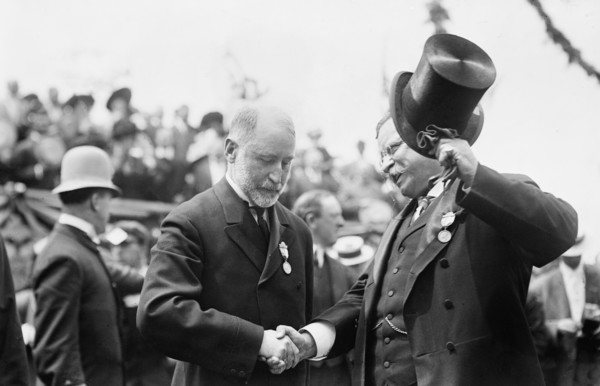 Mayor William Gaynor and Teddy Roosevelt at Parade, New York City, New York, USA, Bain News Service, June 23, 1910