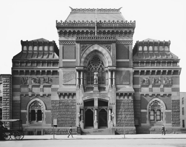Pennsylvania Academy of Fine Arts, Philadelphia, Pennsylvania, USA, Detroit Publishing Company, 1905