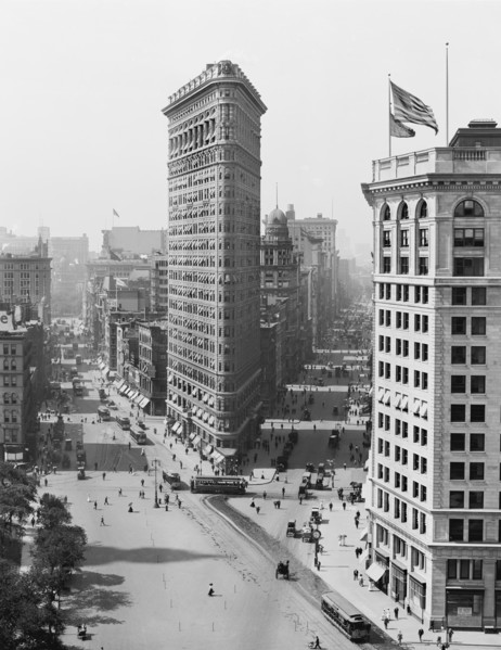 Flatiron Building, New York City, New York, USA, Detroit Publishing Company, 1908