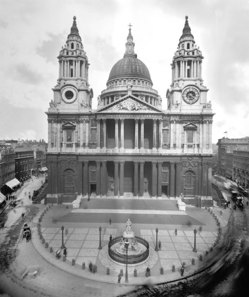 Saint Paul's Cathedral, London, England, UK, Detroit Publishing Company, early 1910's