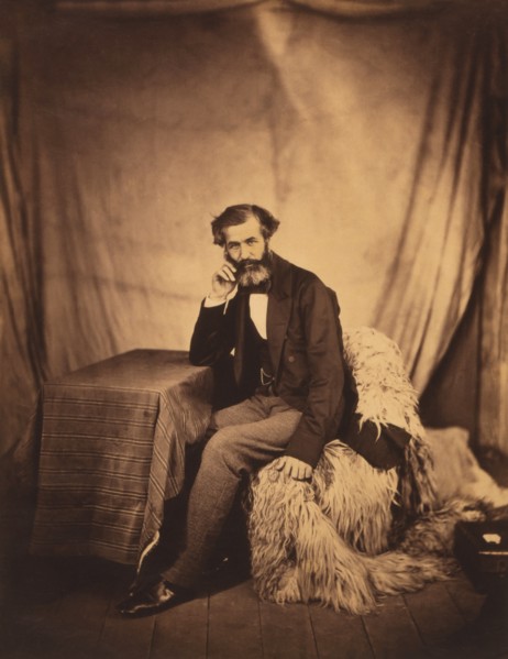 Robert Rawlinson, British Sanitary Commissioner, Seated Portrait, Crimean War, Crimea, Ukraine, by Roger Fenton, 1855