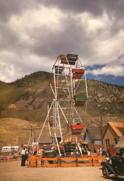 Ferris Wheel at Delta County Fair, Colorado, USA, Russell Lee for Farm Security Administration - Office of War Information, October 1940