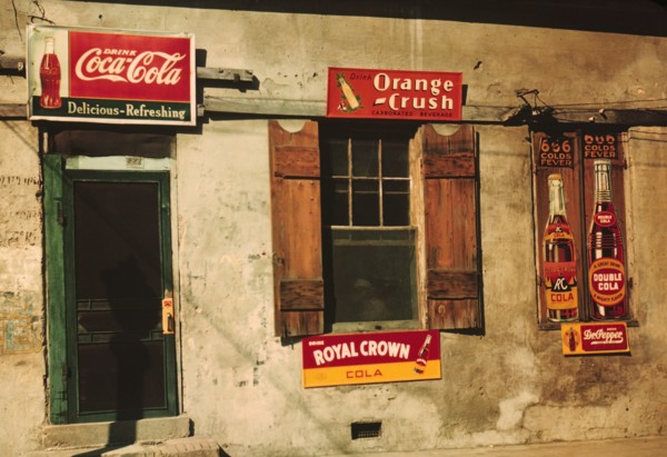 Rural Store Façade with Soft Drink Signs, Natchez, Mississippi, Marion Post Wolcott for Farm Security Administration, August 1940