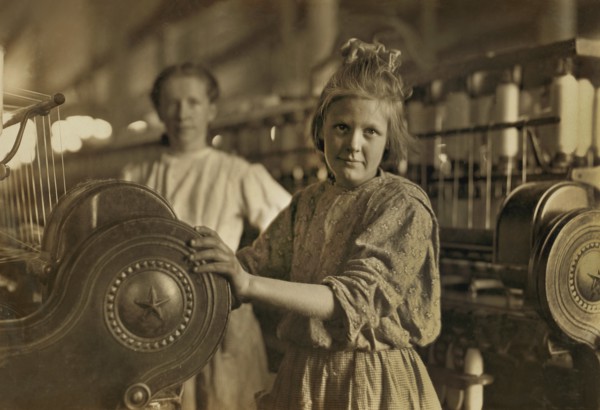 Typical Cotton Mill Spinner, Lancaster, South Carolina, USA, Lewis Hine for National Child Labor Committee, November 1908