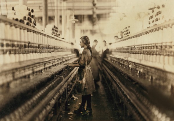 Young Spinner, Mollahan Mills, Newberry, South Carolina, USA, Lewis Hine for National Child Labor Committee, December 1908