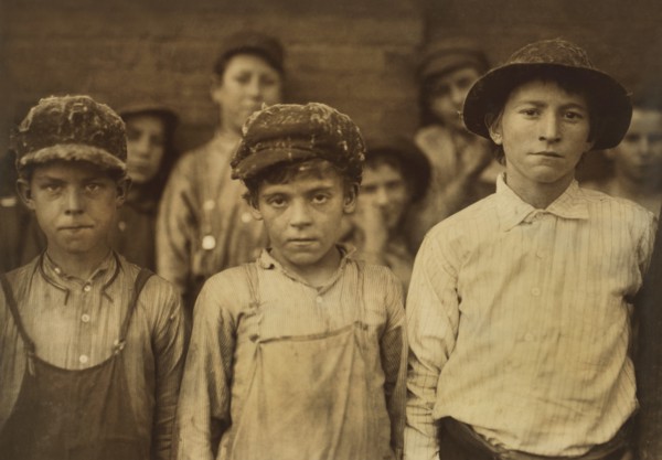 Doffers at Cotton Mill, Half-Length Portrait, Pell City, Alabama, USA, Lewis Hine for National Child Labor Committee, November 1910