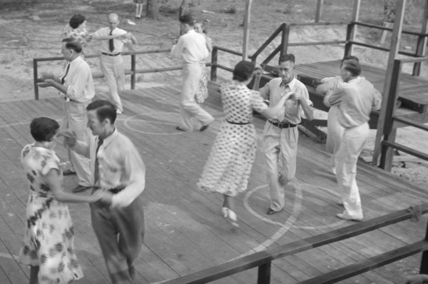 Square Dance, Skyline Farms, Alabama, USA, Ben Shahn, U.S. Resettlement Administration, 1937
