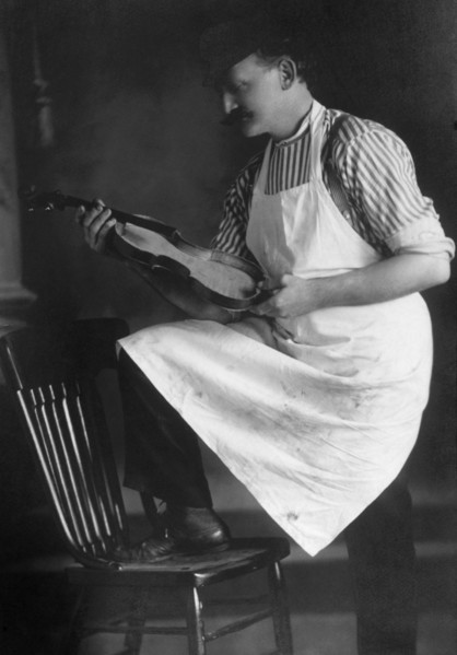 Violin Maker, circa 1930