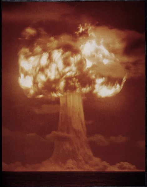First Test Explosion of Atomic Bomb, Alamogordo, New Mexico, USA, 1945