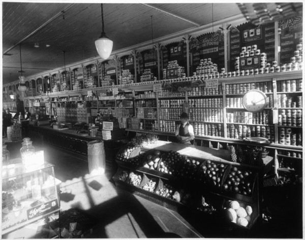 Interior of General Store, circa 1910